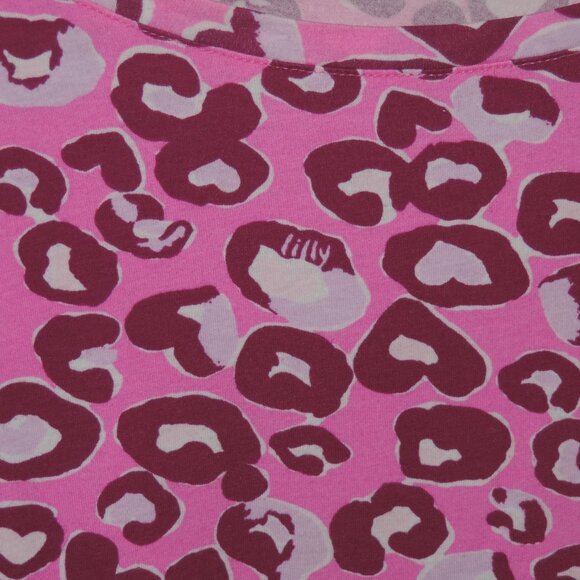 LILLY PULITZER LUXLETIC Top & Leggings Set sz M/L Pink & Wine - Picture 4 of 16